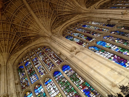 King's College Chapel, with its superb fan vaulting