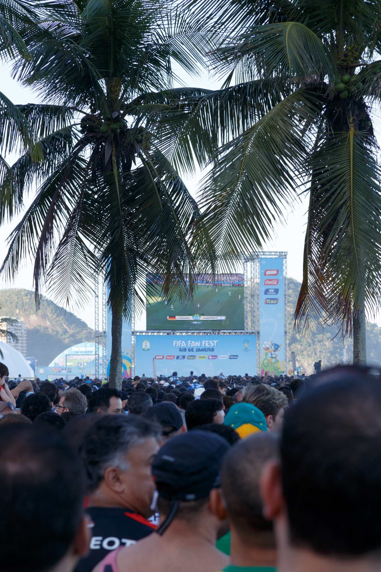 FIFA Fan Fest, Copacabana Beach, 2014 World Cup Final, Rio de Janeiro, Brazil