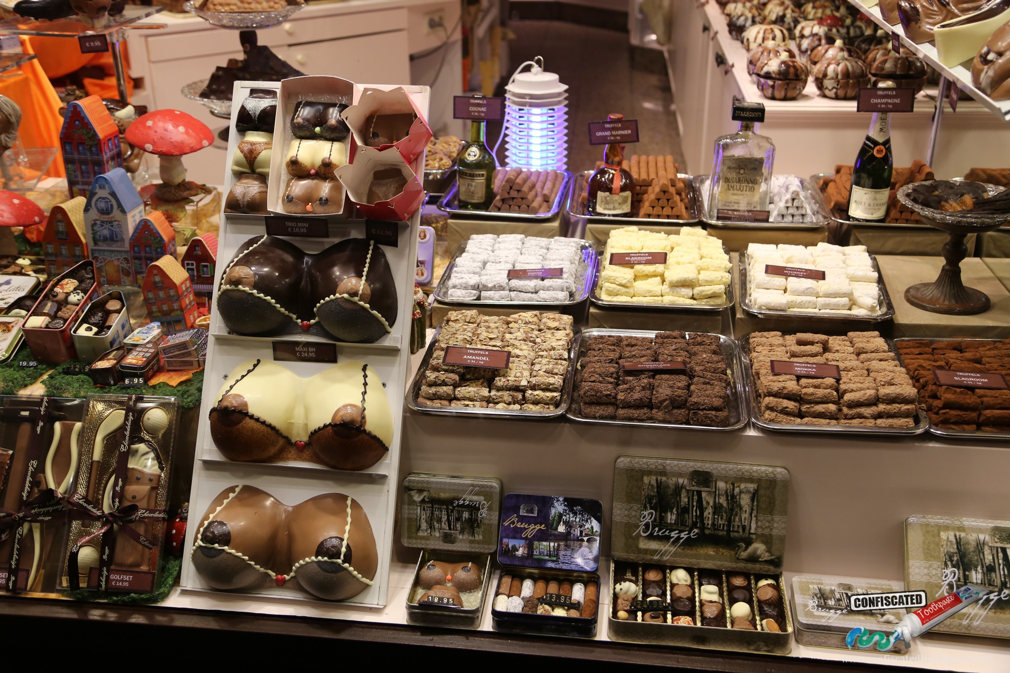 Chocolate Shop in Bruges, Belgium